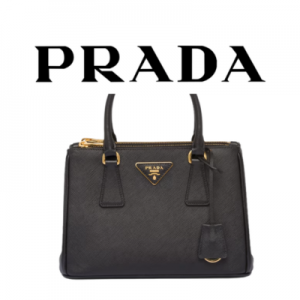 PRADA 갤러리아 사피아노 스몰 가죽 백