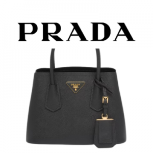 PRADA 두블레 사피아노 미디엄 가죽백