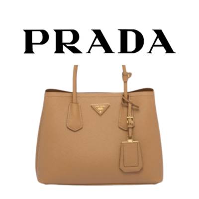 PRADA 두블레 사피아노 미디엄 가죽백