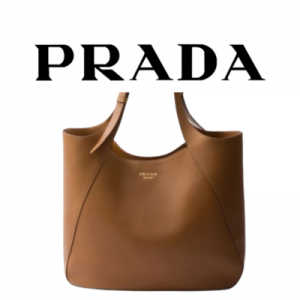 PRADA 라지 가죽 토트백