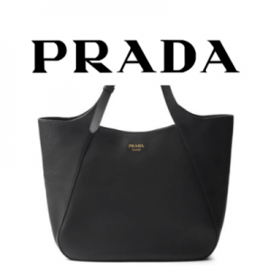 PRADA 라지 가죽 토트백