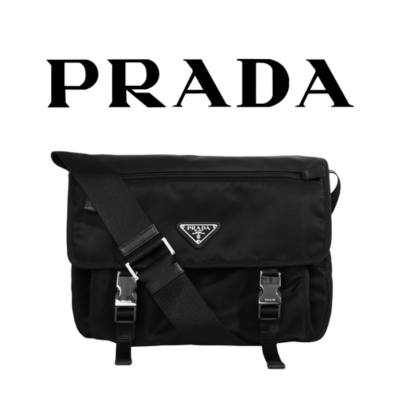 PRADA 테수토 나일론 메신저백