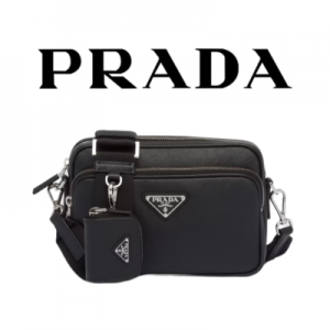 PRADA 사피아노 가죽 숄더 백
