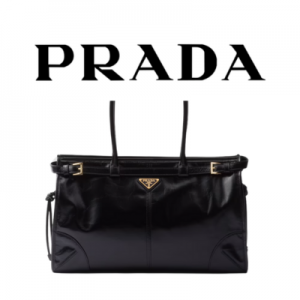 PRADA 보니 라지 가죽 핸드백