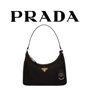 PRADA 리에디션 2005 리나일론 골드 미니백