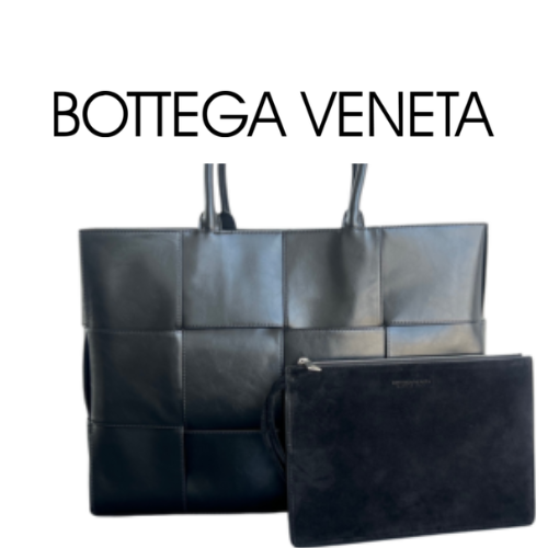 BOTTEGA VENETA 라지 아르코 토트 백