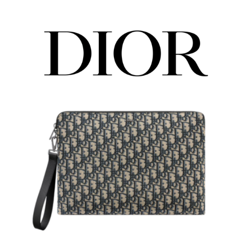 DIOR A4 지퍼 파우치