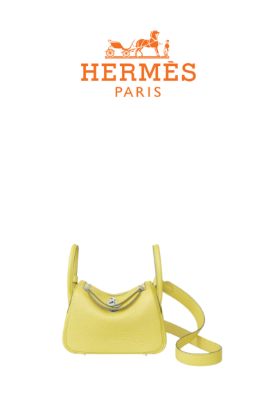 HERMES 린디 미니 백 Jaune Poussin