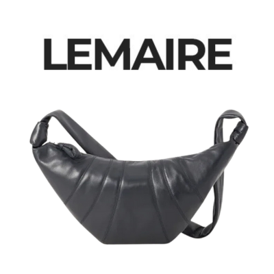 LEMAIRE CROISSANT 스몰 카프스킨 레더백