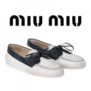 Miu Miu 레이스업 세일링 슈즈
