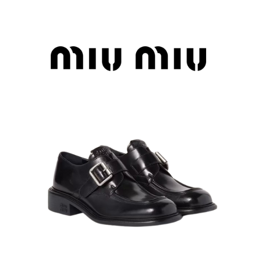 Miu Miu 빈티지 앙카라 브로그 로퍼