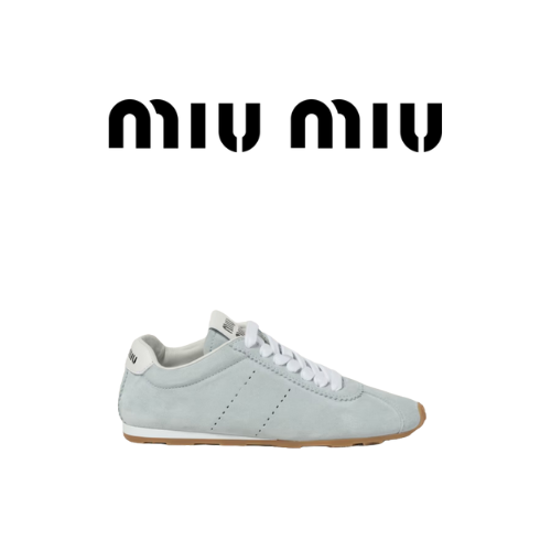 Miu Miu 풀룸 스웨이드 스니커즈