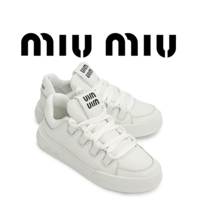 Miu Miu 리틀 화이트 슈즈