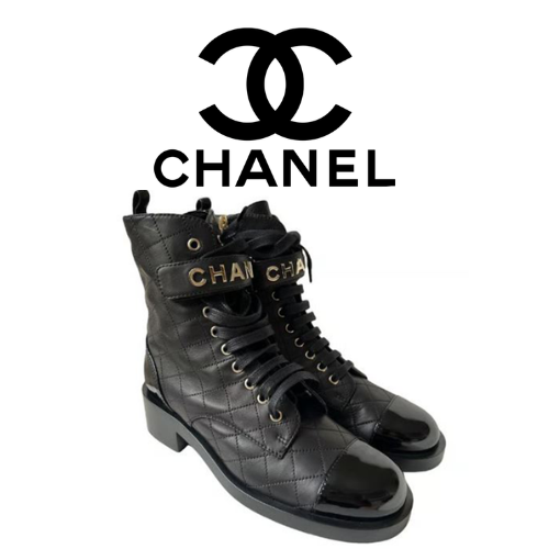 CHANEL 23B 벨크로 마틴 부츠