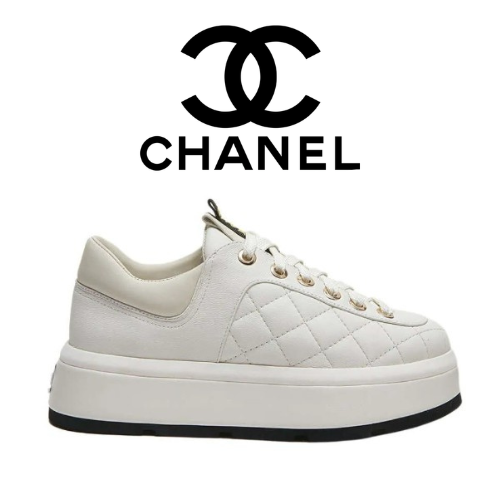CHANEL 24P 비스킷 브레드 스니커즈