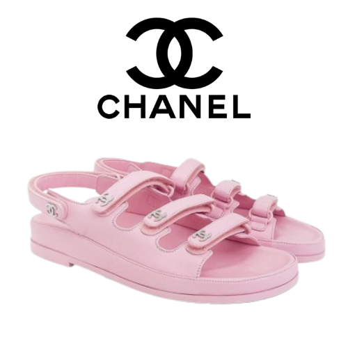 CHANEL 24S 쓰리 스트랩 벨크로 샌들