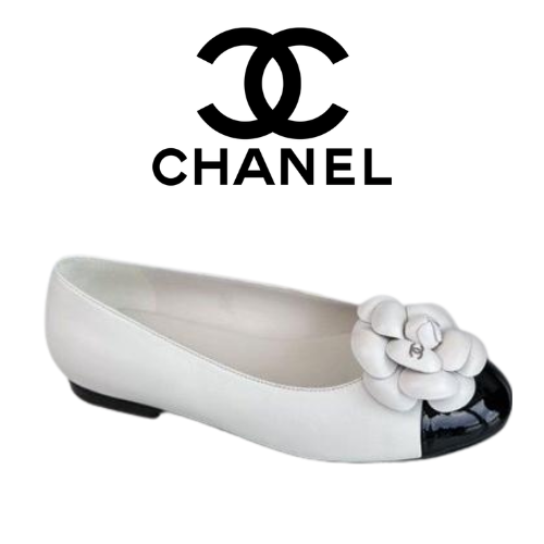 CHANEL 24 뉴 카멜리아 플랫 발레 슈즈
