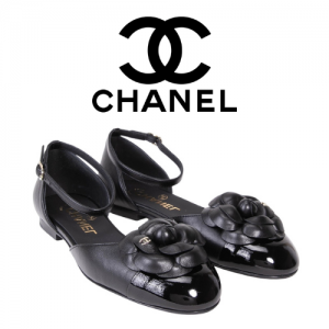 CHANEL 24P 카멜리아 플랫 슈즈