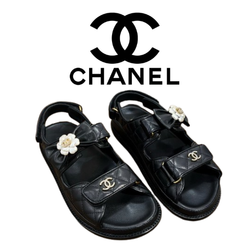 CHANEL 24 더블C 벨크로 샌들