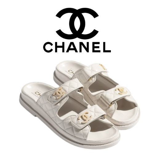 CHANEL 24P 벨크로 슬리퍼