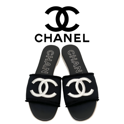 CHANEL 24C 더블C 자수 비치 드래그