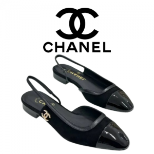 CHANEL 25 슬링백 다이아몬드 버클 샌들