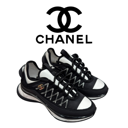 CHANEL 24B 블랙 스니커즈