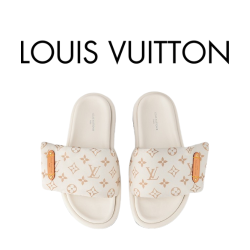 [225~260] LOUIS VUITTON 풀 필로우 플랫 컴포트 뮬