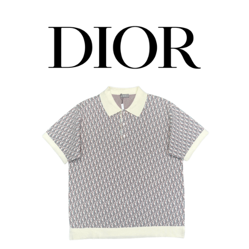 DIOR 오블리크 폴로 셔츠
