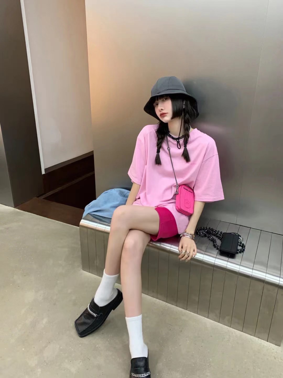 [WOMEN] Balenciaga 셀러브리티 오버핏 프린트 티셔츠