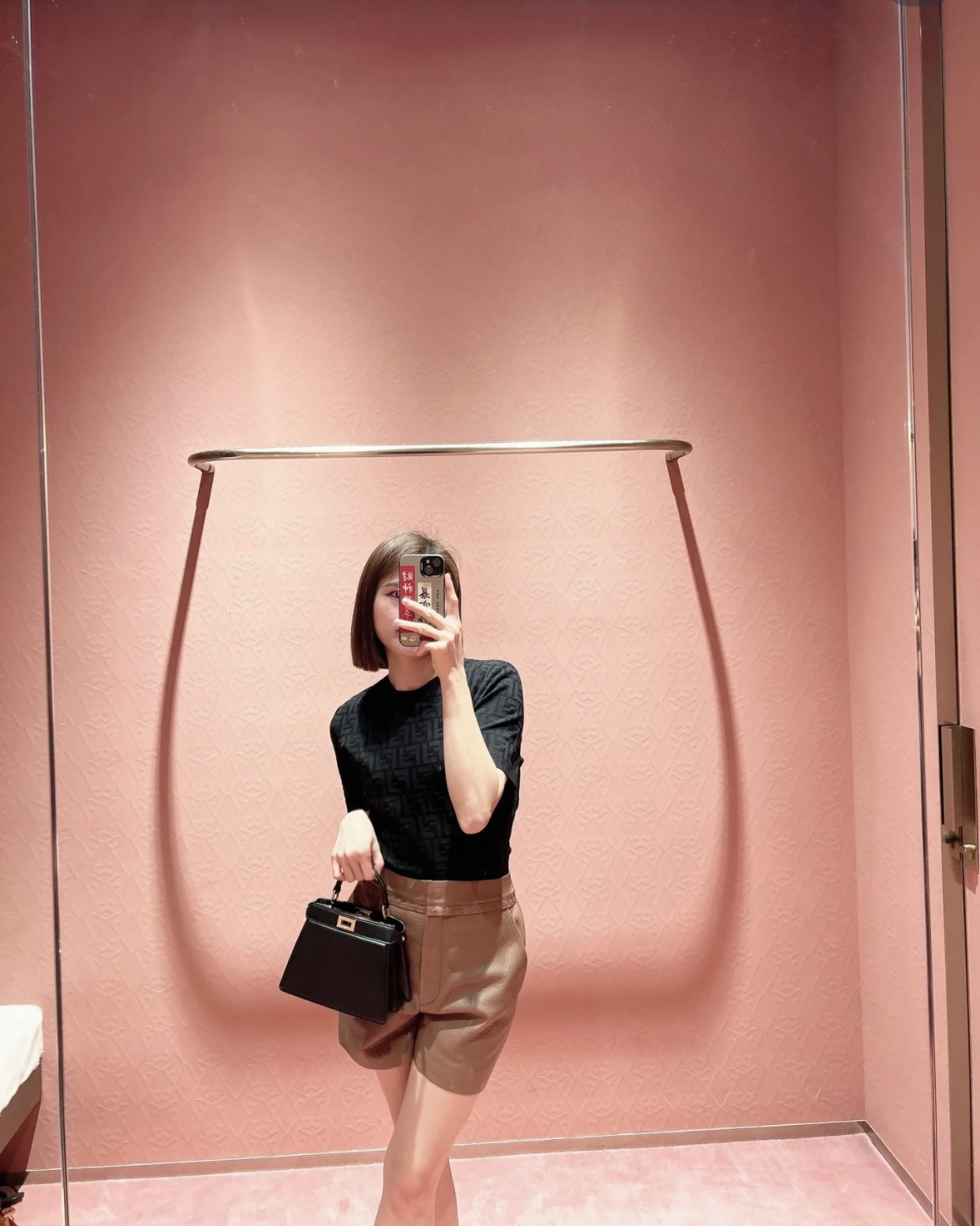 [WOMEN] FENDI 레이온 코튼 니트 반팔