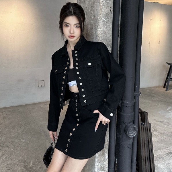 [WOMEN] ALEXANDER WANG 24FW 데님 자펠 자켓