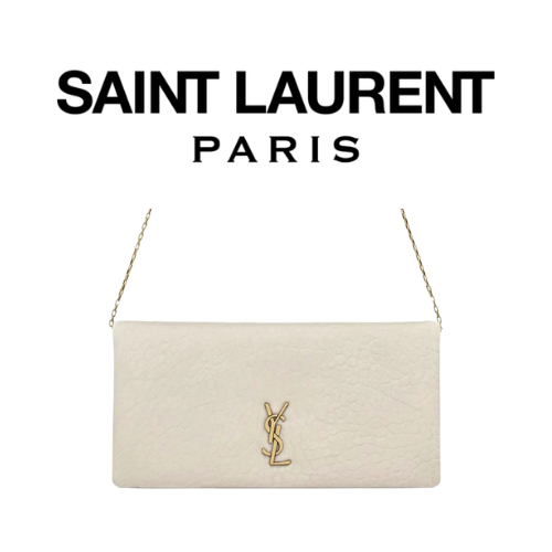 SAINT LAURENT 그레인 램스킨 칼립소 미니 체인백