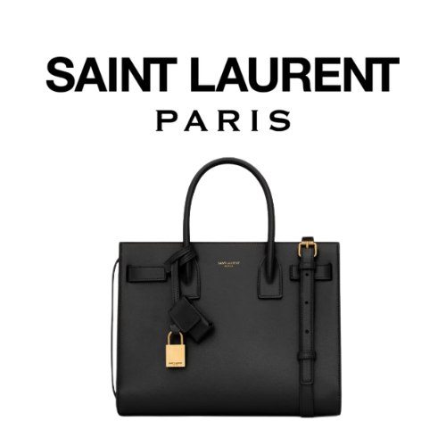 SAINT LAURENT 삭 드 주르 스무스 가죽 베이비 데일리 백