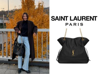 SAINT LAURENT 램스킨 JAMIE 토트백