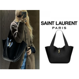 SAINT LAURENT 그레인 LE 5 A 7 BEA 토트백