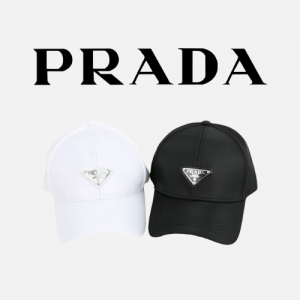PRADA 프런트 로고 볼캡