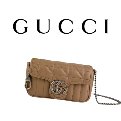 GUCCI GG 마몽 수퍼 미니백