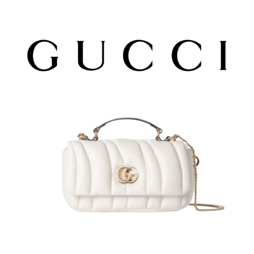 GUCCI GG 밀라노 미니 탑 핸들백