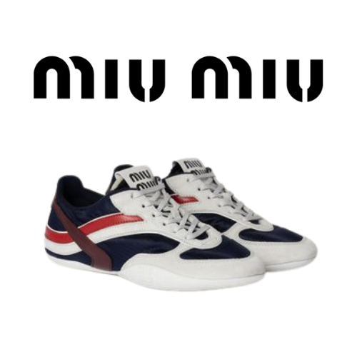 MIU MIU 25SS Gymnasium 블록 스니커즈