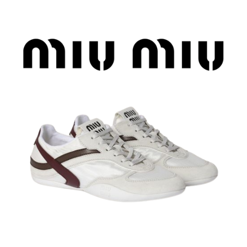 MIU MIU 25SS Gymnasium 블록 스니커즈