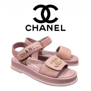 CHANEL CC 로고 송치 샌들