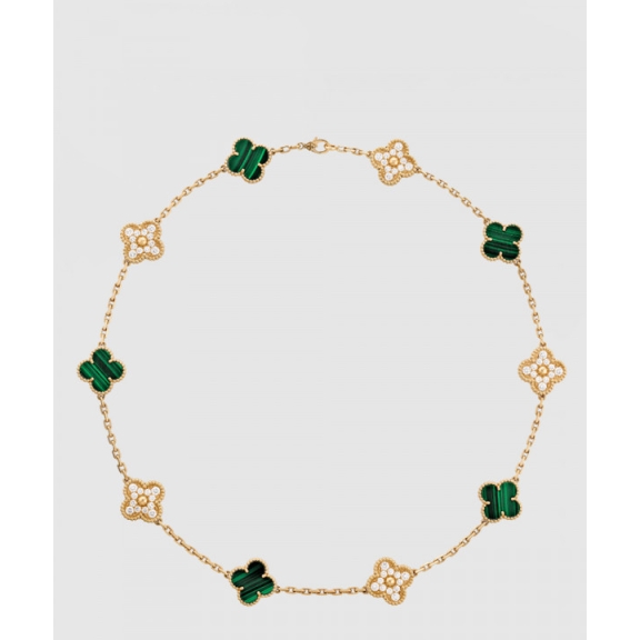 VAN CLEEF_빈티지 알함브라 목걸이_9J400