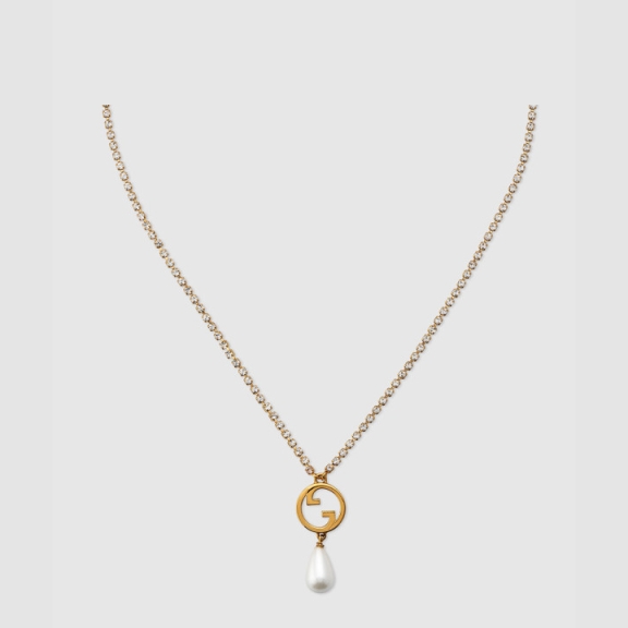 GUCCI_블론디 크리스털 목걸이_797530