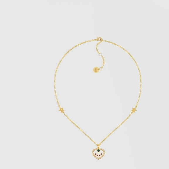 DIOR_하트 목걸이_N1382