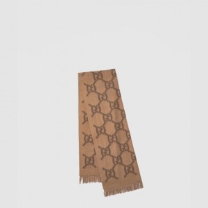 GUCCI_GG 자카드 패턴 니트 스카프_675876