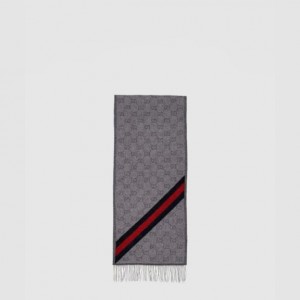 GUCCI_GG 자카드 패턴 니트 스카프_570603[2COLOR]