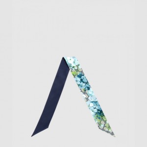 GUCCI_플로라 프린트 실크 넥 보우_432849