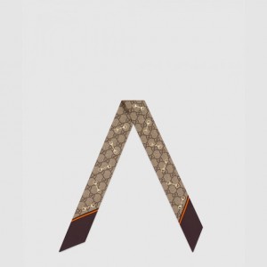 GUCCI_GG 프린트 홀스빗 실크 넥 보우_6637193[4COLOR]