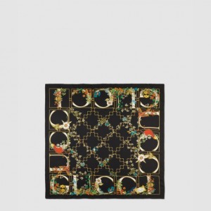 GUCCI_GG 홀스빗 실크 스카프_777353[2COLOR]